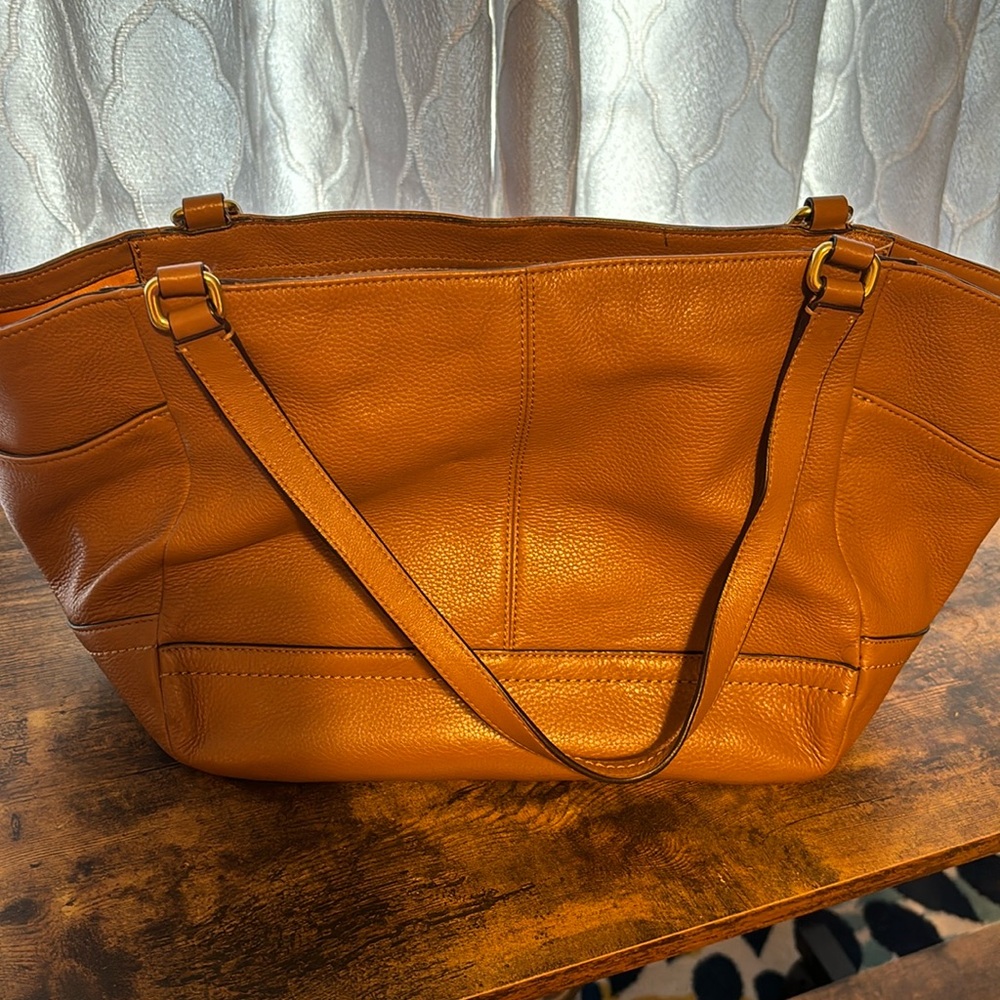 Large coach shoulder bag